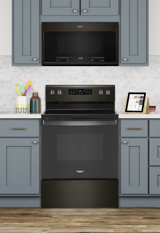 Whirlpool® 2.1 Cu. Ft. Black Stainless Over The Range Microwave 3