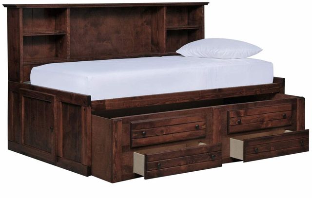 Trendwood Inc. Sedona Cocoa Lacquered Twin Cheyenne Bed-0