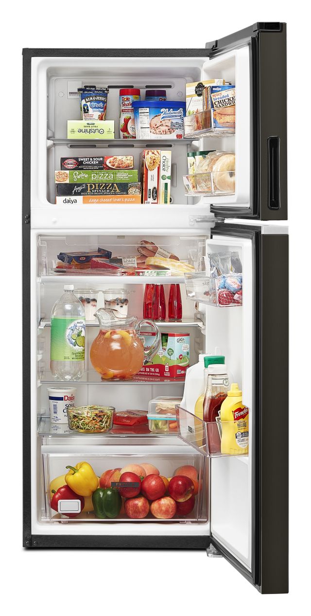 Whirlpool® 11.6 Cu. Ft. Black Stainless Steel Top Freezer Refrigerator 2