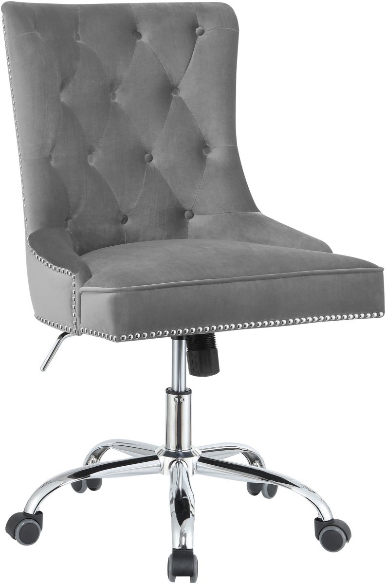 contemporary grey office chair