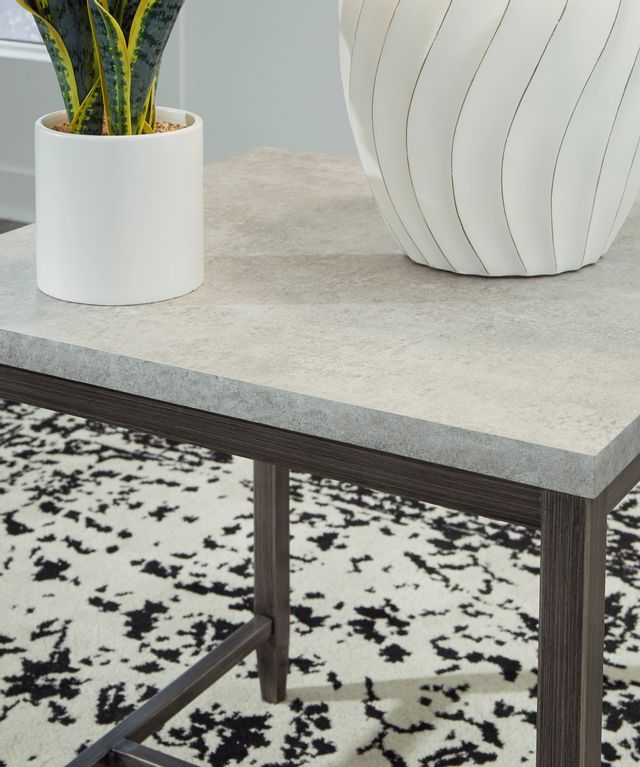 Signature Design by Ashley® Shybourne Light Gray End Table 4
