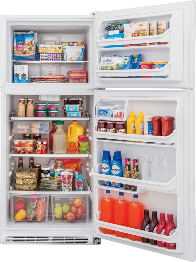 Frigidaire® 20.4 Cu. Ft. White Top Freezer Refrigerator 10
