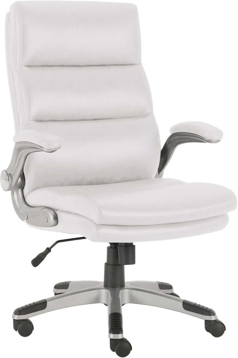 white wooden office chair