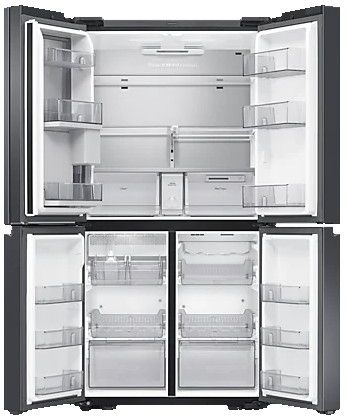 Samsung 22.5 Cu. Ft. Black Stainless Steel Counter Depth French Door Refrigerator 2