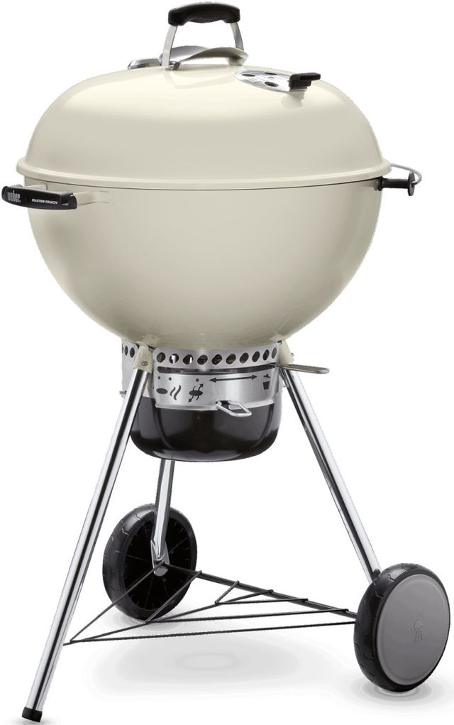 Weber Grills® Master-Touch® 22" Ivory Portable Charcoal Grill 3