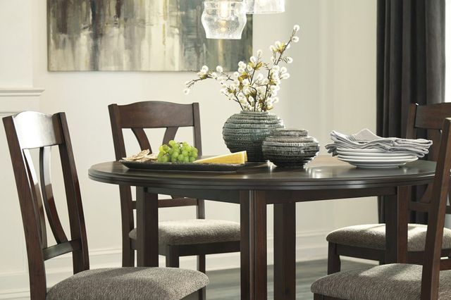 Signature Design by Ashley® Charnalo 5-Piece Warm Brown Dining Table Set-1