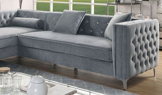 Furniture of America® Amie Black Sectional 4