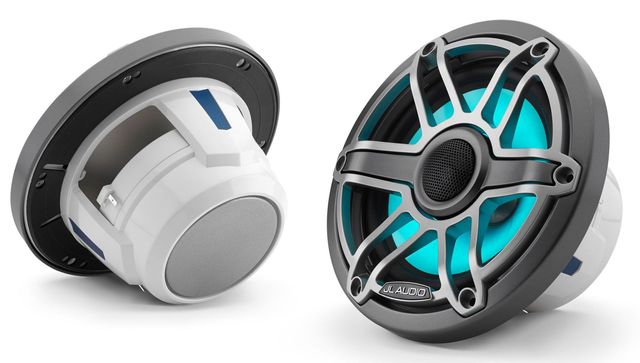 JL Audio® 6.5" Marine Coaxial Speakers with Transflective™ LED Lighting