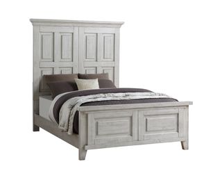 Holland House Queen White Panel Bed