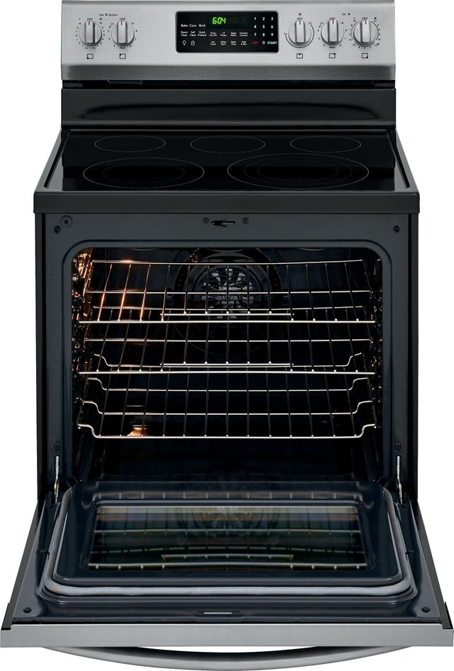 Frigidaire Gallery® 29.88" Stainless Steel Free Standing Electric Range 1