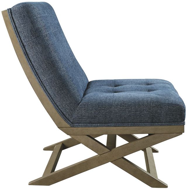 Signature Design by Ashley® Sidewinder Blue Accent Chair 1