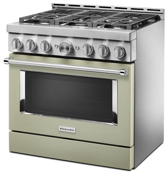 KitchenAid® 36" Stainless Steel Pro Style Gas Range 19