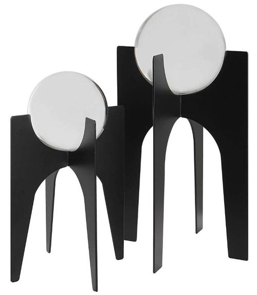 Uttermost® Ellianna 2-Piece Black Decorative Object Set