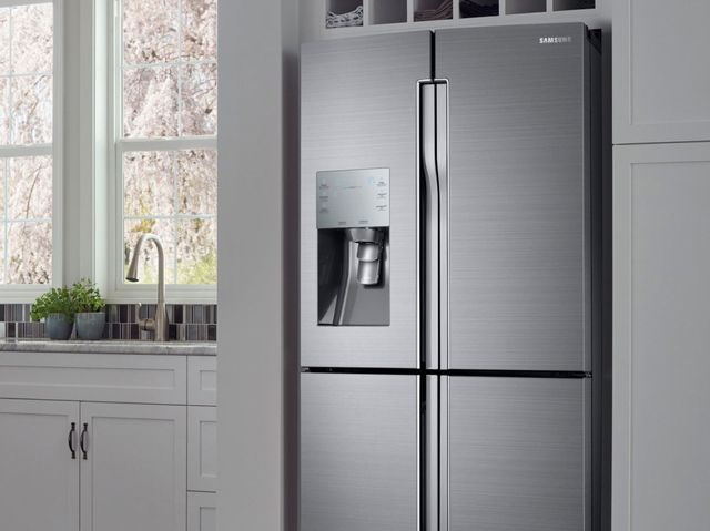 Samsung 28.1 Cu. Ft. Fingerprint Resistant Stainless Steel 4-Door Flex™ French Door Refrigerator 22