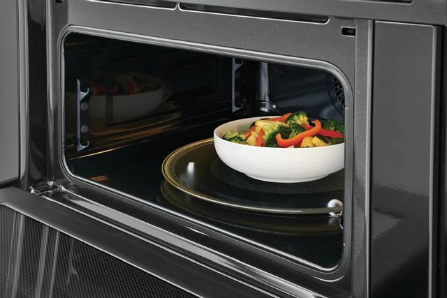 Frigidaire Gallery® 30" Smudge-Proof® Black Stainless Steel Oven/Microwave Combo Electric Wall Oven 7