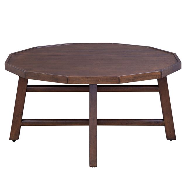 Steve Silver Co. Paisley Brown Round Cocktail Table-1