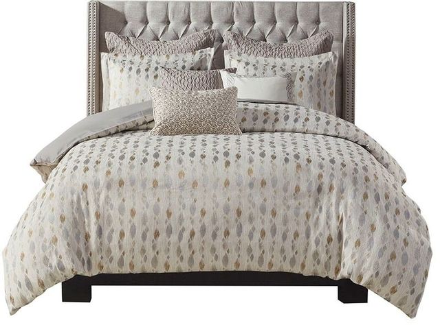 Olliix by Madison Park Signature Sanctuary Taupe/Gold Comforter Set ...