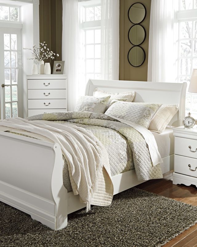 Tête de lit traîneau grand grand Anarasia, blanc, Signature Design by Ashley® 5