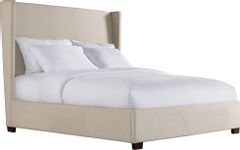 Elements International Magnolia Sand King Upholstered Bed