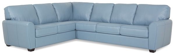 Palliser® Furniture Connecticut 2-Piece Blue Sectional
