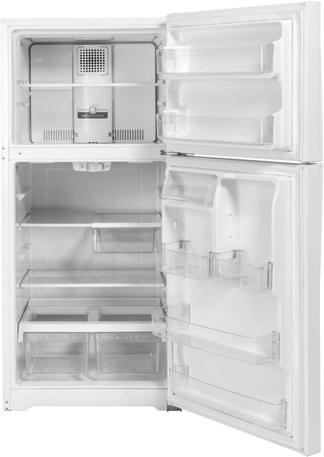 GE® 19.1 Cu. Ft. Black Top Freezer Refrigerator 6