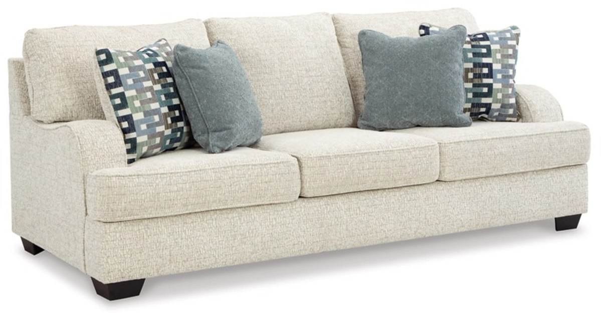 Signature Design By Ashley® Valerano Parchment Sofa | Miskelly Furniture