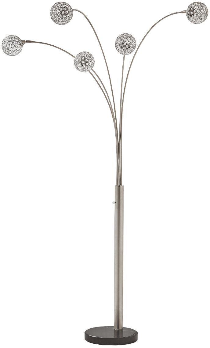 Signature Design by Ashley® Winter Silver Finish Arc Lamp