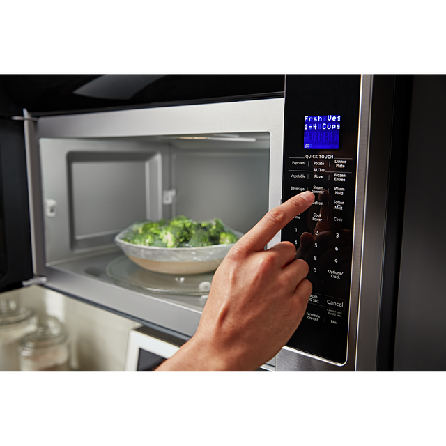 KitchenAid® 2.0 Cu. Ft. Stainless Steel Over the Range Microwave 8