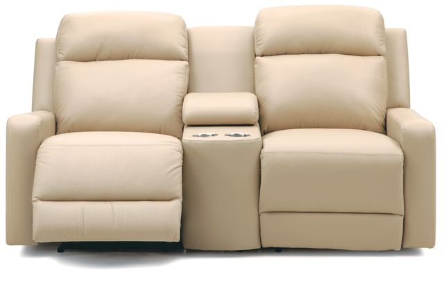 Palliser® Furniture Forest Hill Power Reclining Loveseat with Console 1