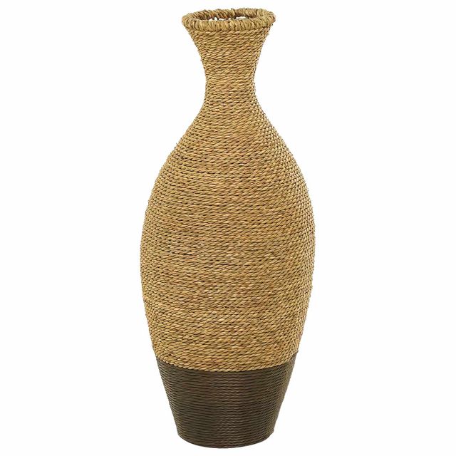 Uma Home Seagrass Tall Woven Floor Vase-0