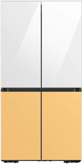 Samsung Bespoke Flex™ 18" Sunrise Yellow Glass French Door Refrigerator Bottom Panel 4