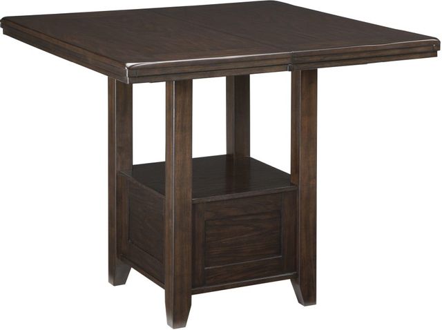 Signature Design by Ashley® Haddigan 5-Piece Dark Brown Counter Height Table Set 3