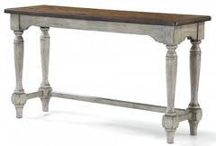 Flexsteel® Plymouth Two-Tone Graywash Sofa Table