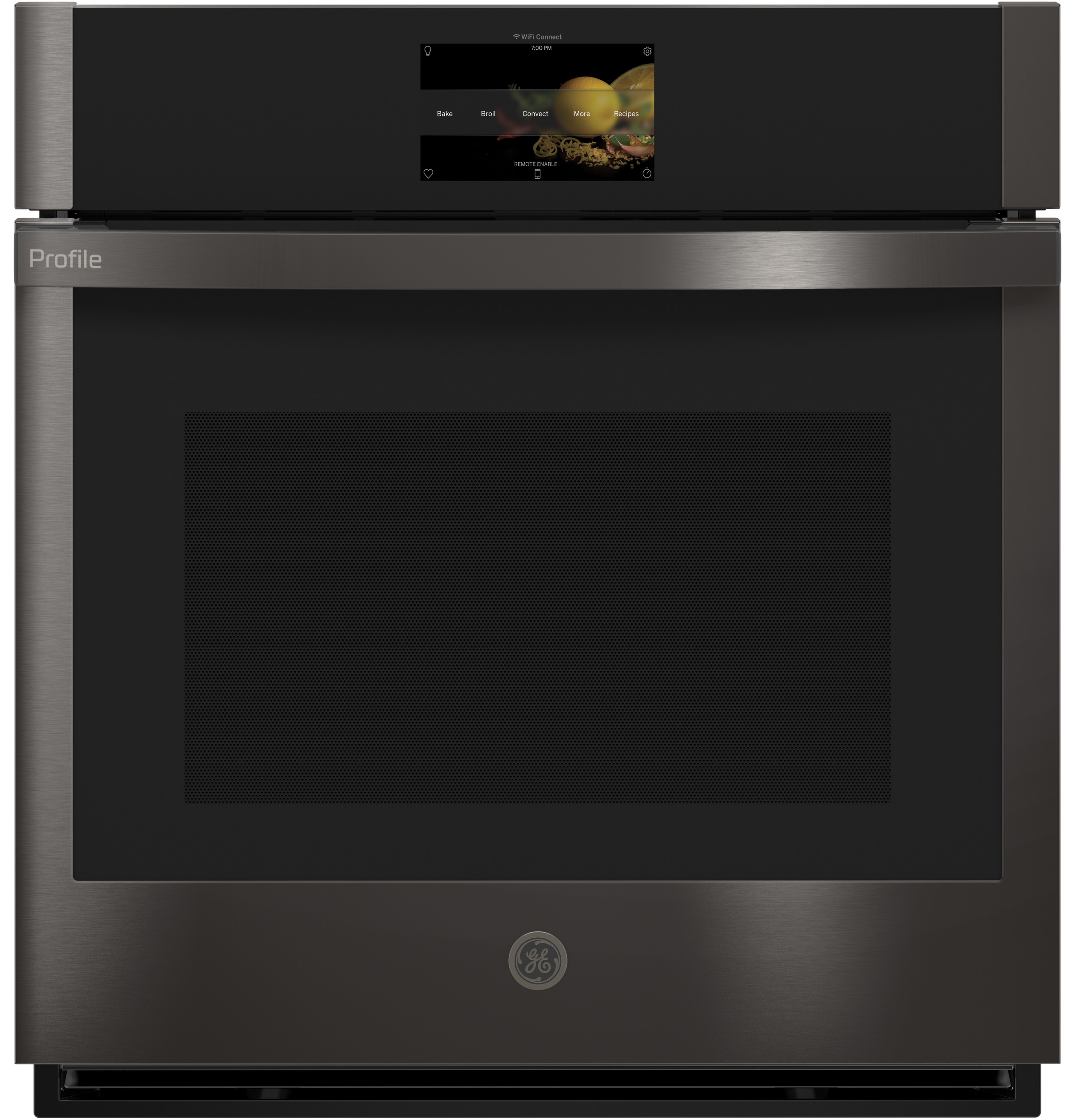 GE Profile™ 27" Black Stainless Steel Electric Built In Single Oven-PKS7000BNTS