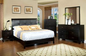 Furniture of America® Enrico I 5-Piece Espresso Queen Platform Bedroom Collection