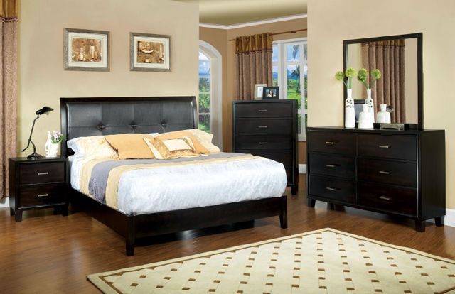 Furniture of America® Enrico I 5-Piece Espresso Queen Platform Bedroom ...