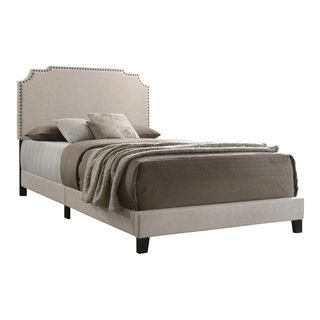 Coaster Tamarac Beige Full Upholstered Bed