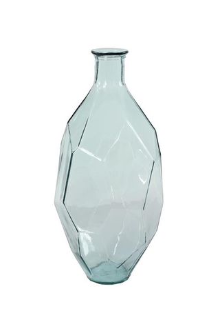 Uma Home Clear Glass Contemporary Vase