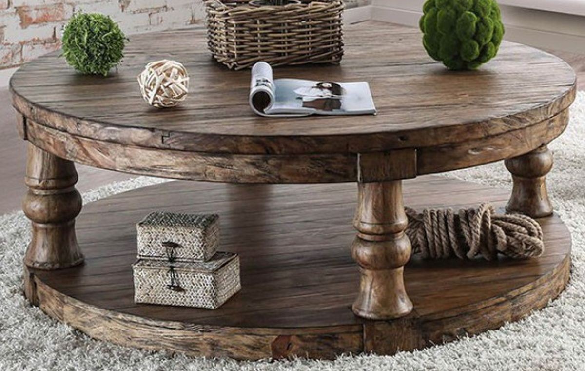 antique oak coffee table