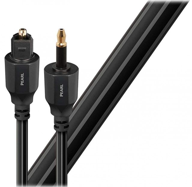 AudioQuest® Mini Pearl 12.0 m Toslink Fiber-Optic Digital Cable 0