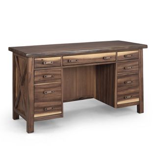 homestyles® Forest Retreat Brown Pedestal Desk