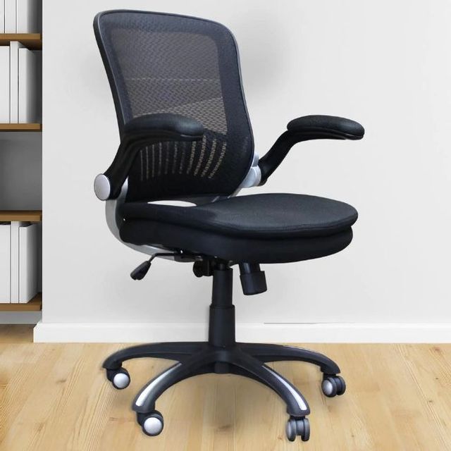 Parker House® Black Fabric Desk Chair 3
