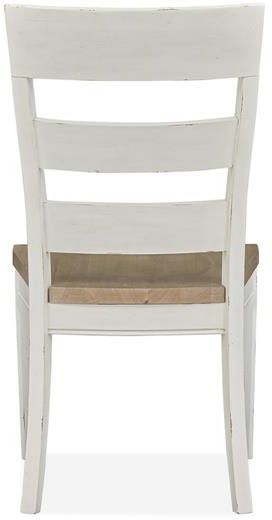 Magnussen Home® Hutcheson Berkshire Beige & Homestead White 2 Count Dining Side Chairs 2