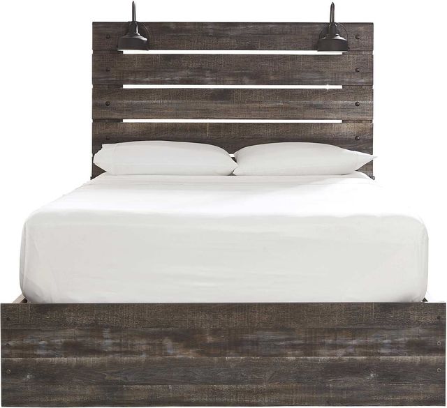 Signature Design by Ashley® Drystan Brown Queen Panel Bed with 2 Storage Drawers