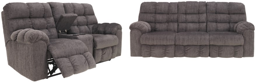 Acieona slate 2025 reclining sofa