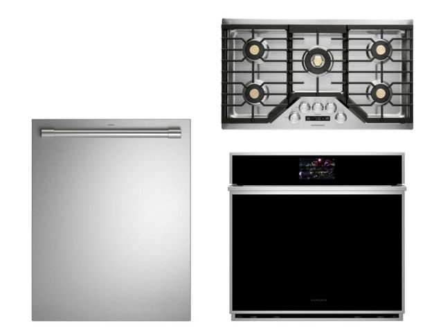 Monogram 36 Built-in Gas Cooktop w/ 4-Burners and Center Griddle SS  Stainless