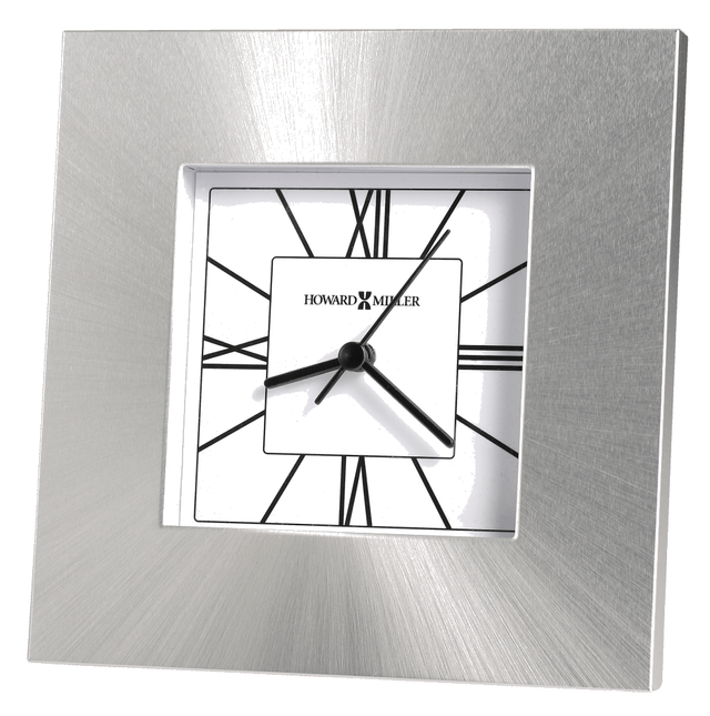 Howard Miller® Kendal Silver Tabletop Clock