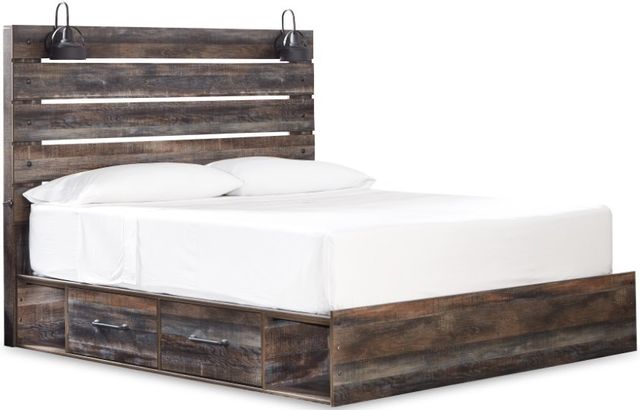 Signature Design by Ashley® Drystan 2-Piece Multi Queen Storage Panel Bed Set-1