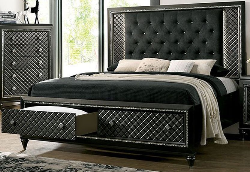 eastern king bed frame with storage