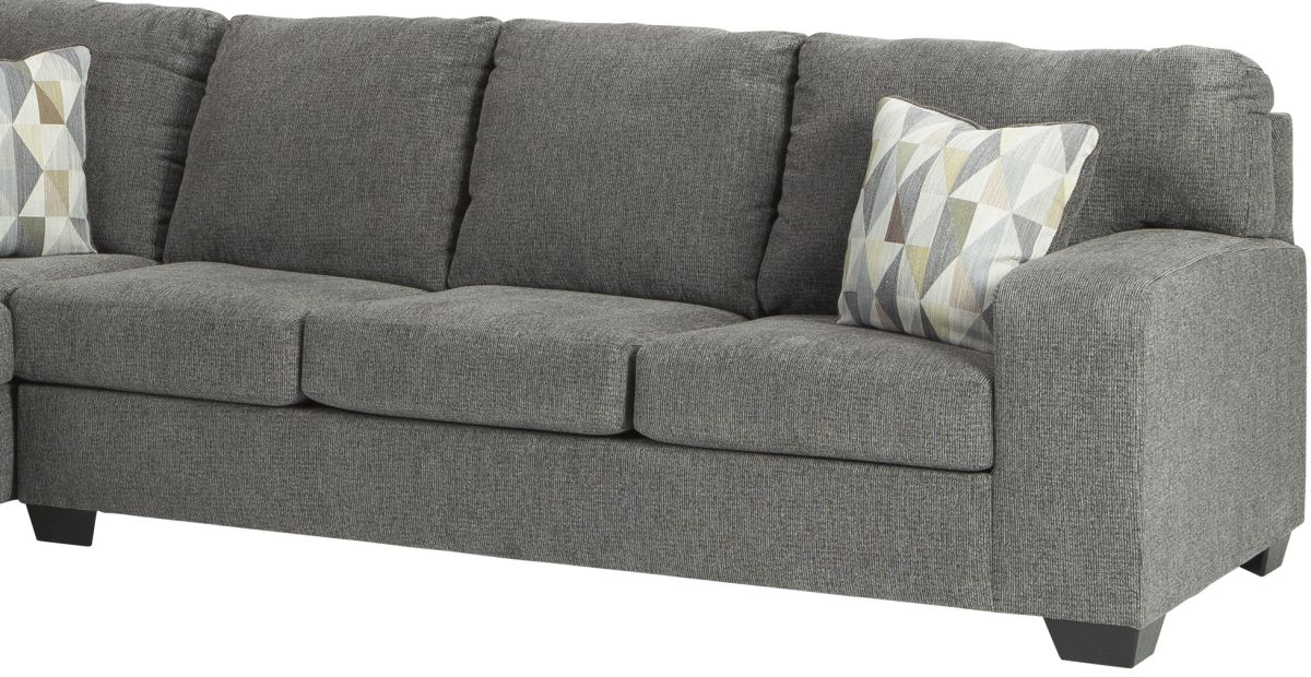 Dalhart charcoal 2 piece on sale right chaise sectional